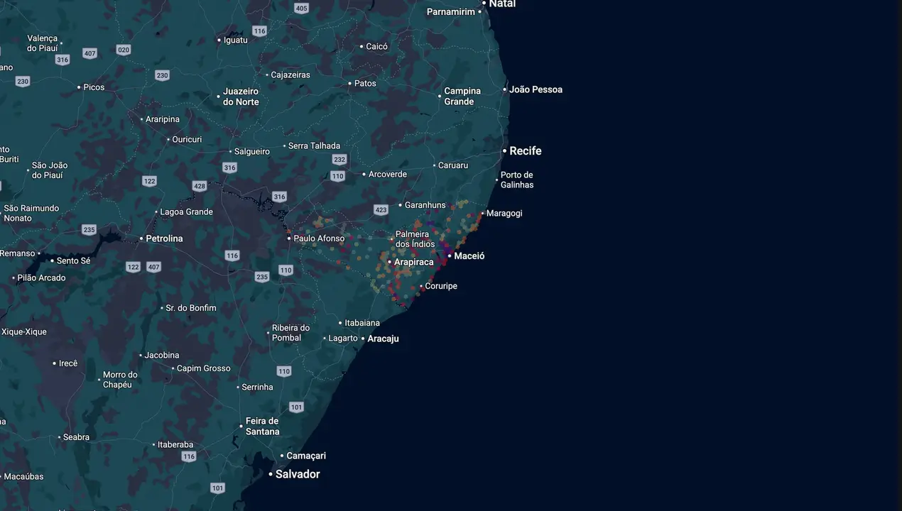 Mapa eleitoral de Marcos Barbosa