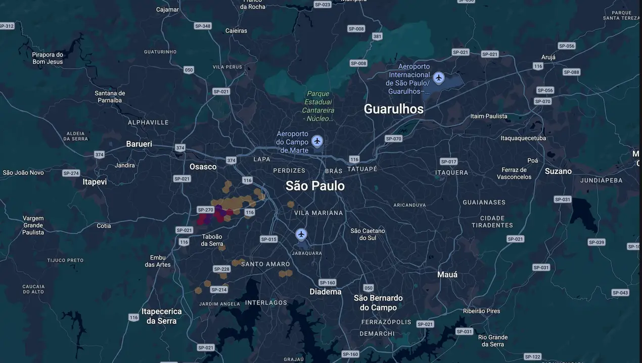 Mapa eleitoral de Marcos Godinho