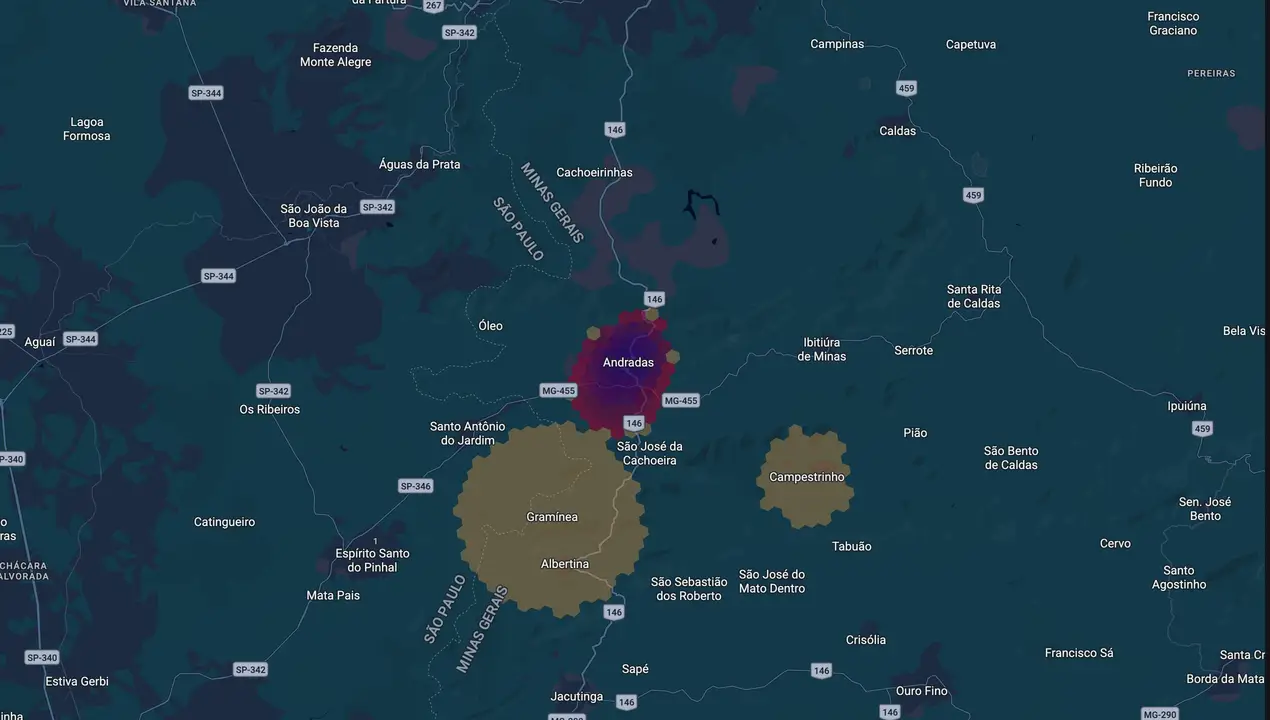 Mapa eleitoral de Margot Pioli