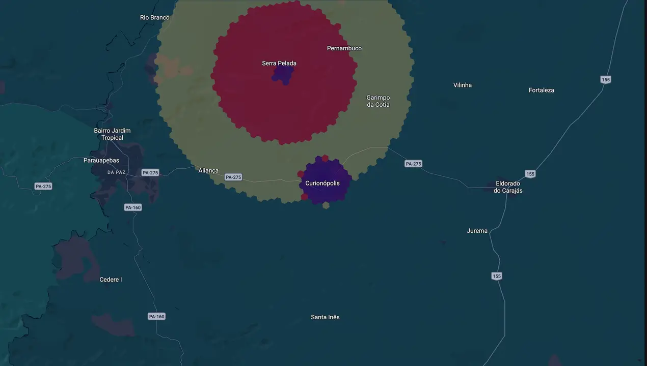Mapa eleitoral de Mariana Chamon