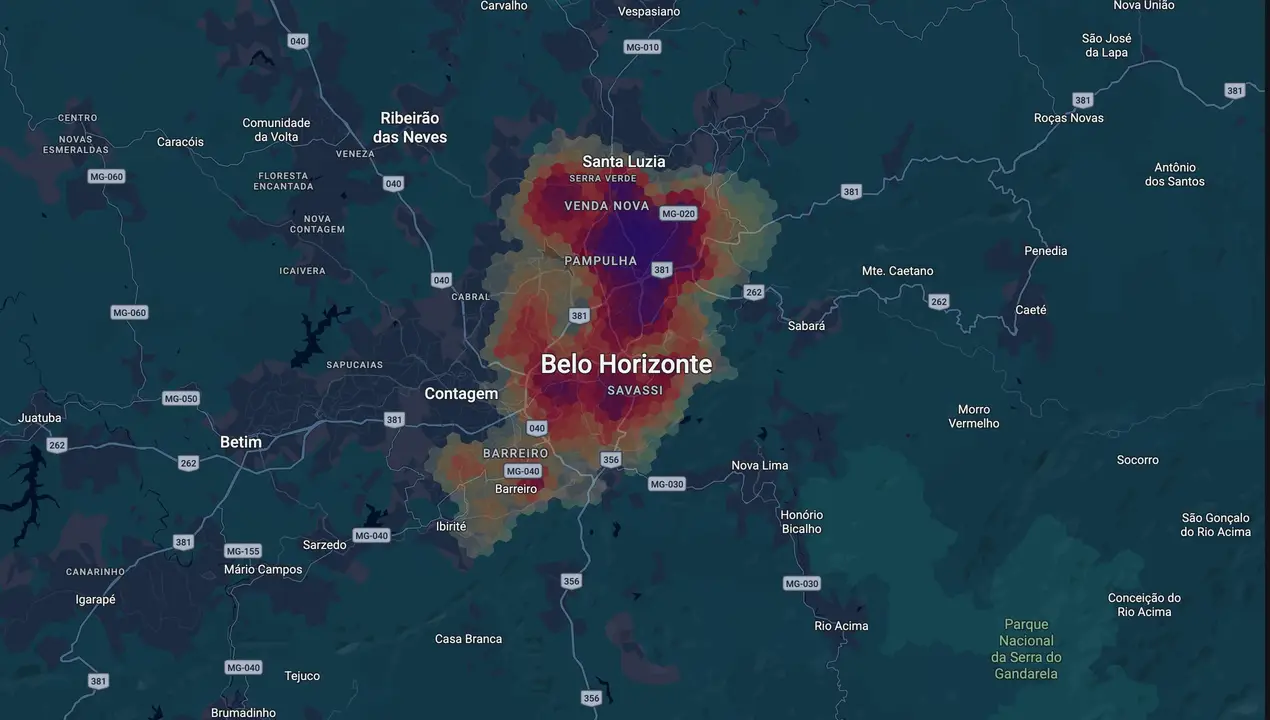 Mapa eleitoral de Marilda Portela
