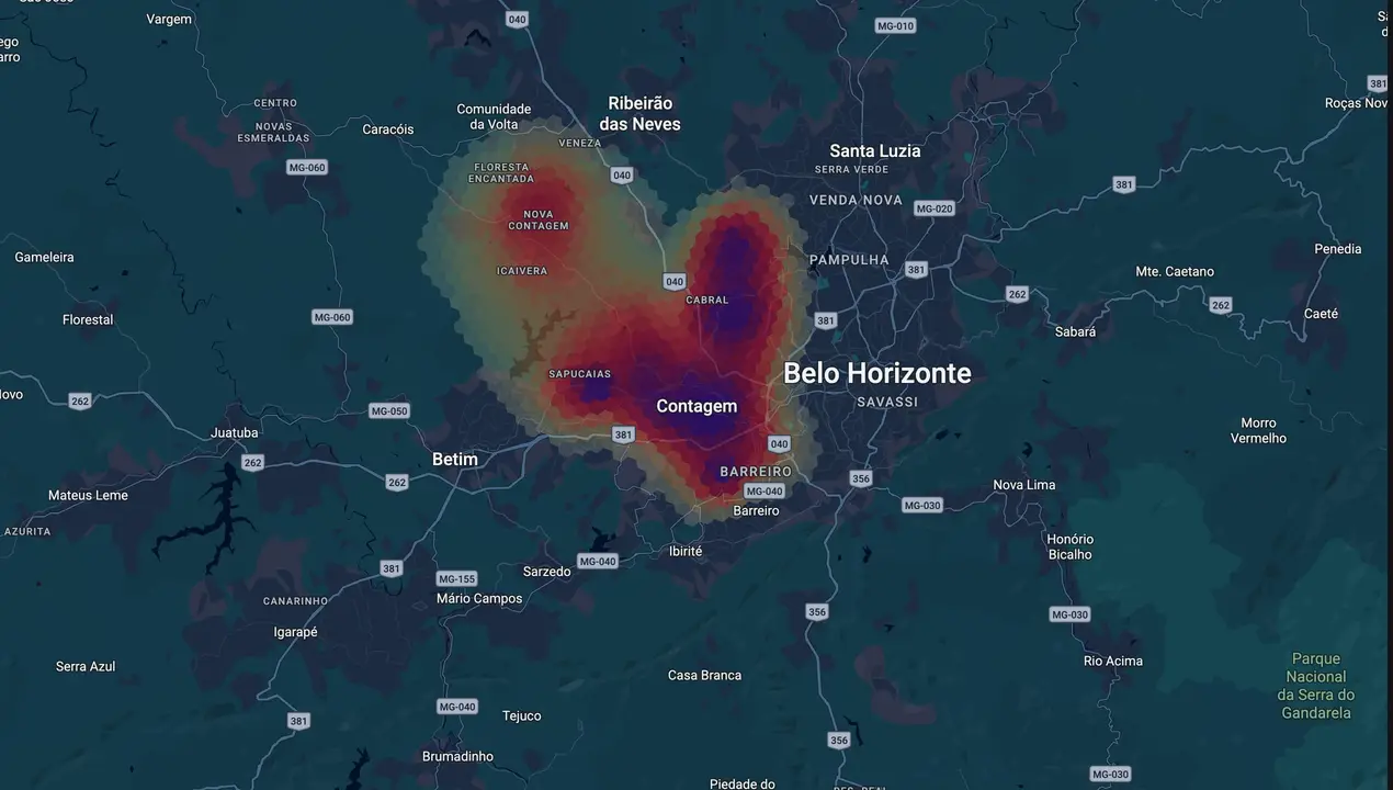 Mapa eleitoral de Marília