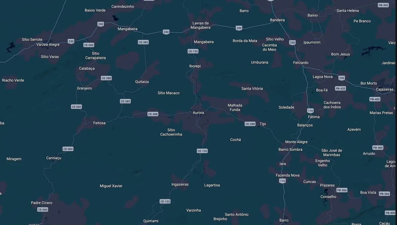 Mapa eleitoral de Marina Leite