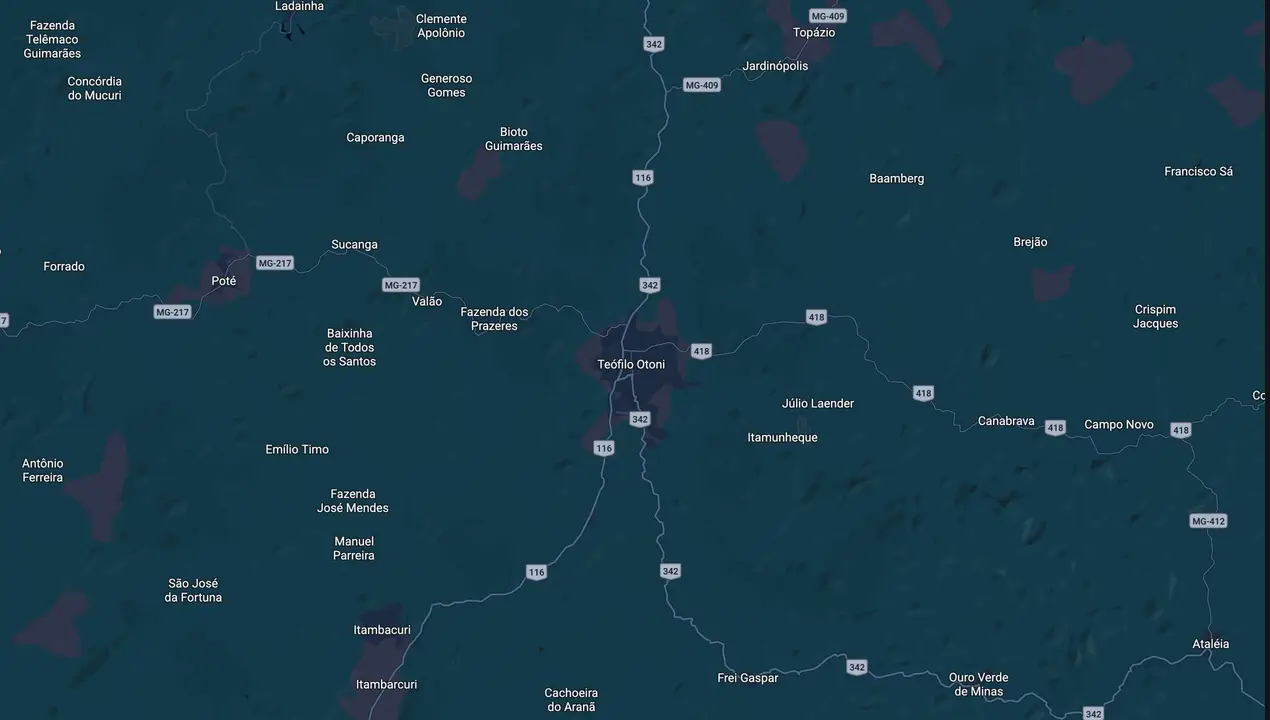 Mapa eleitoral de Marinho