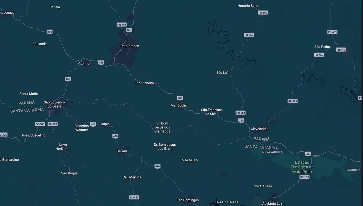 Mapa eleitoral de Mario Paulek