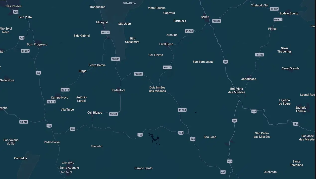 Mapa eleitoral de Mauro