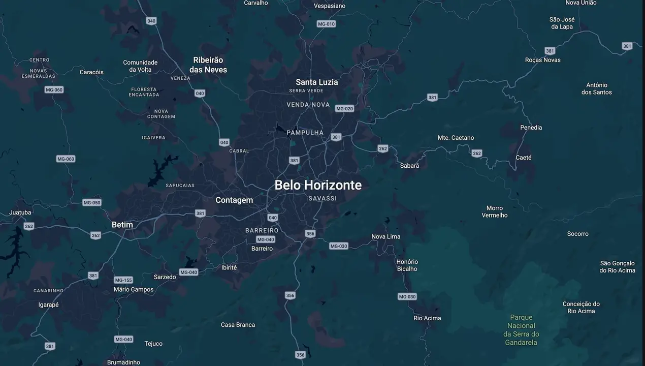 Mapa eleitoral de Mauro Tramonte