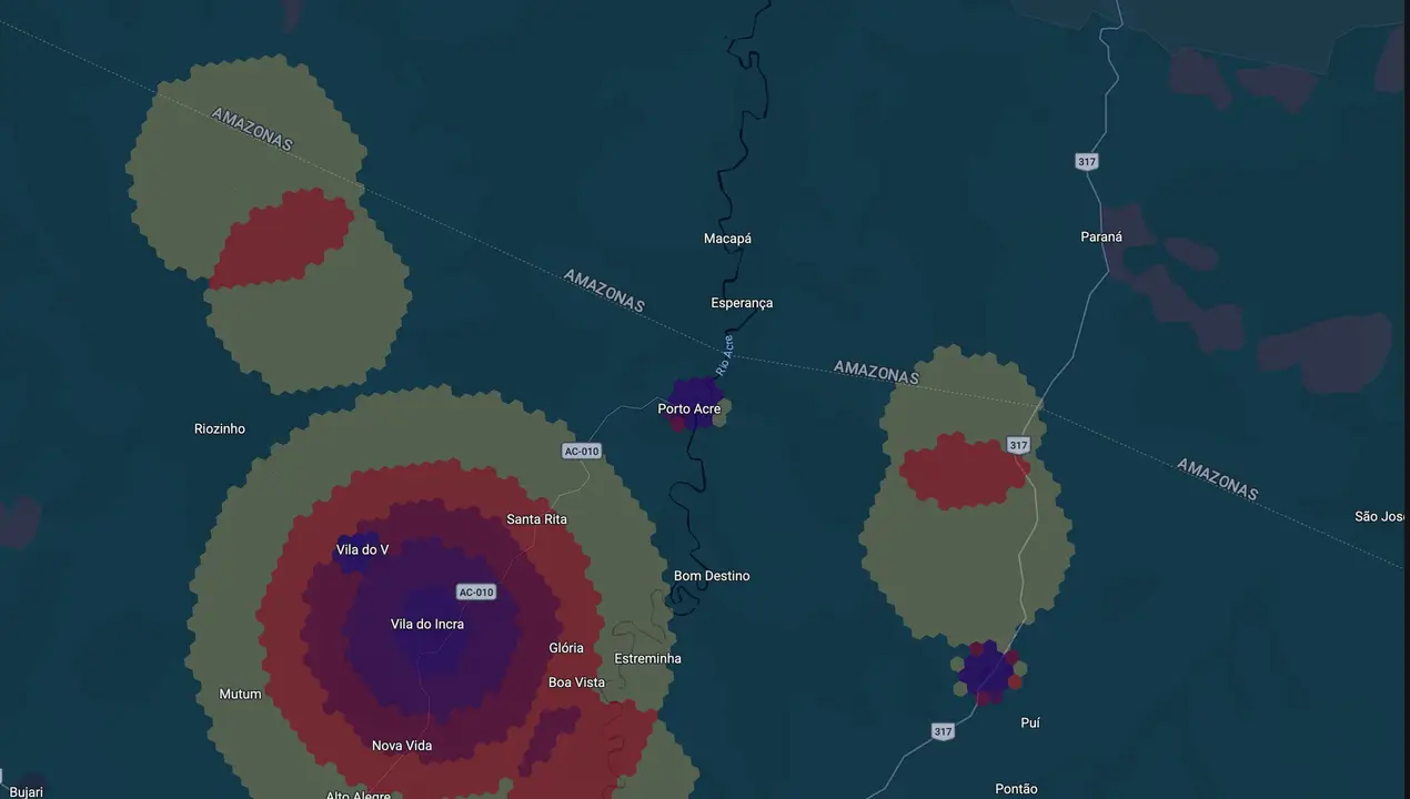 Mapa eleitoral de Maximo