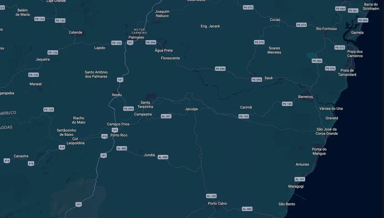 Mapa eleitoral de Mayara de Carro Véio