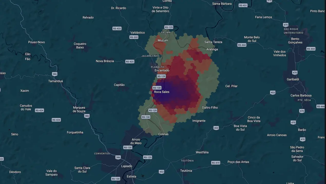 Mapa eleitoral de Mazinho