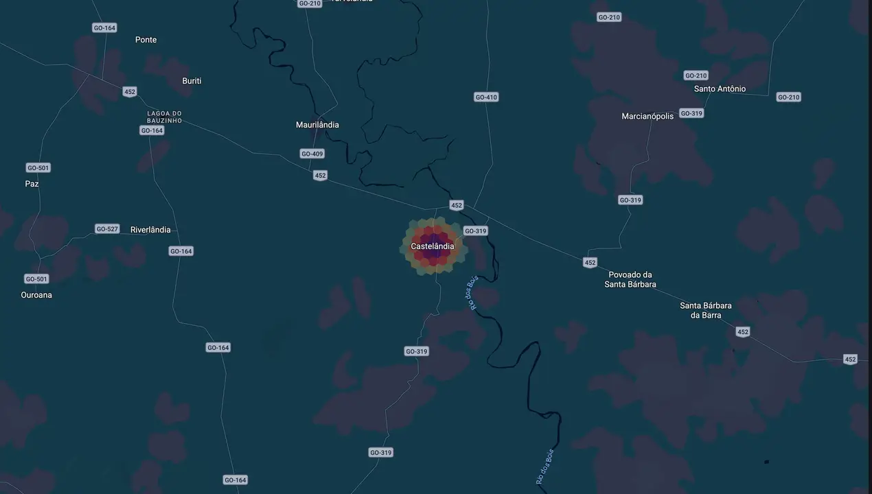 Mapa eleitoral de Meinha