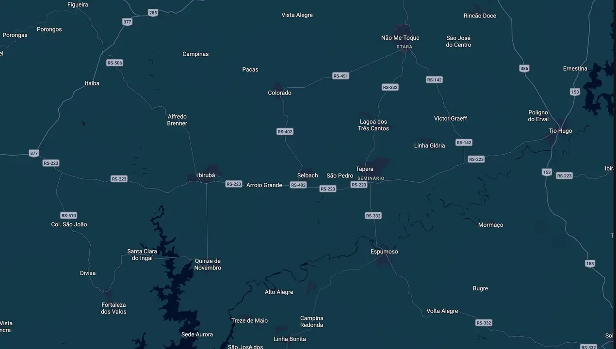 Mapa eleitoral de Michael Kuhn
