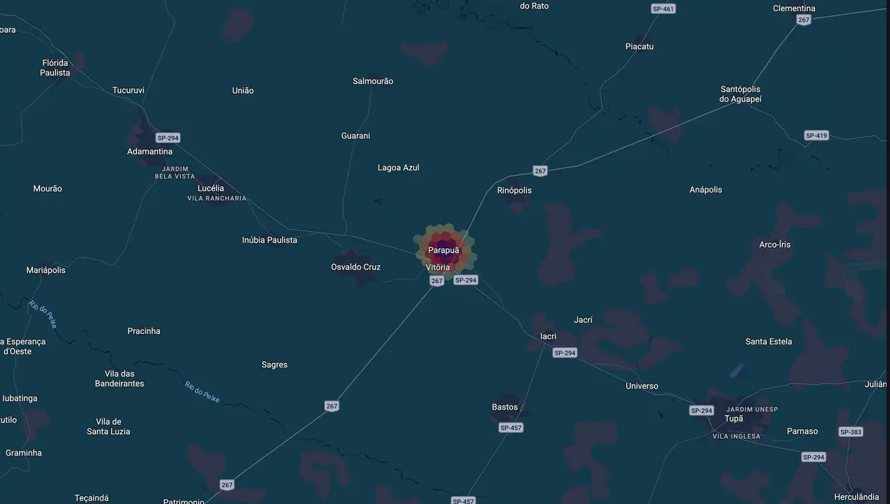 Mapa eleitoral de Milton Japonês