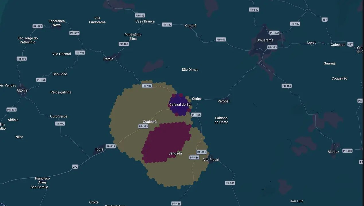 Mapa eleitoral de Minoru