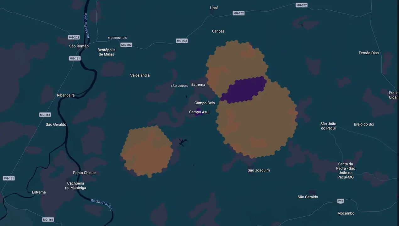 Mapa eleitoral de Nardin
