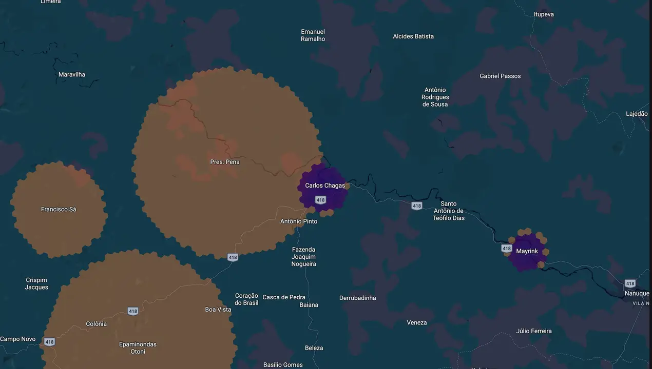 Mapa eleitoral de Nana