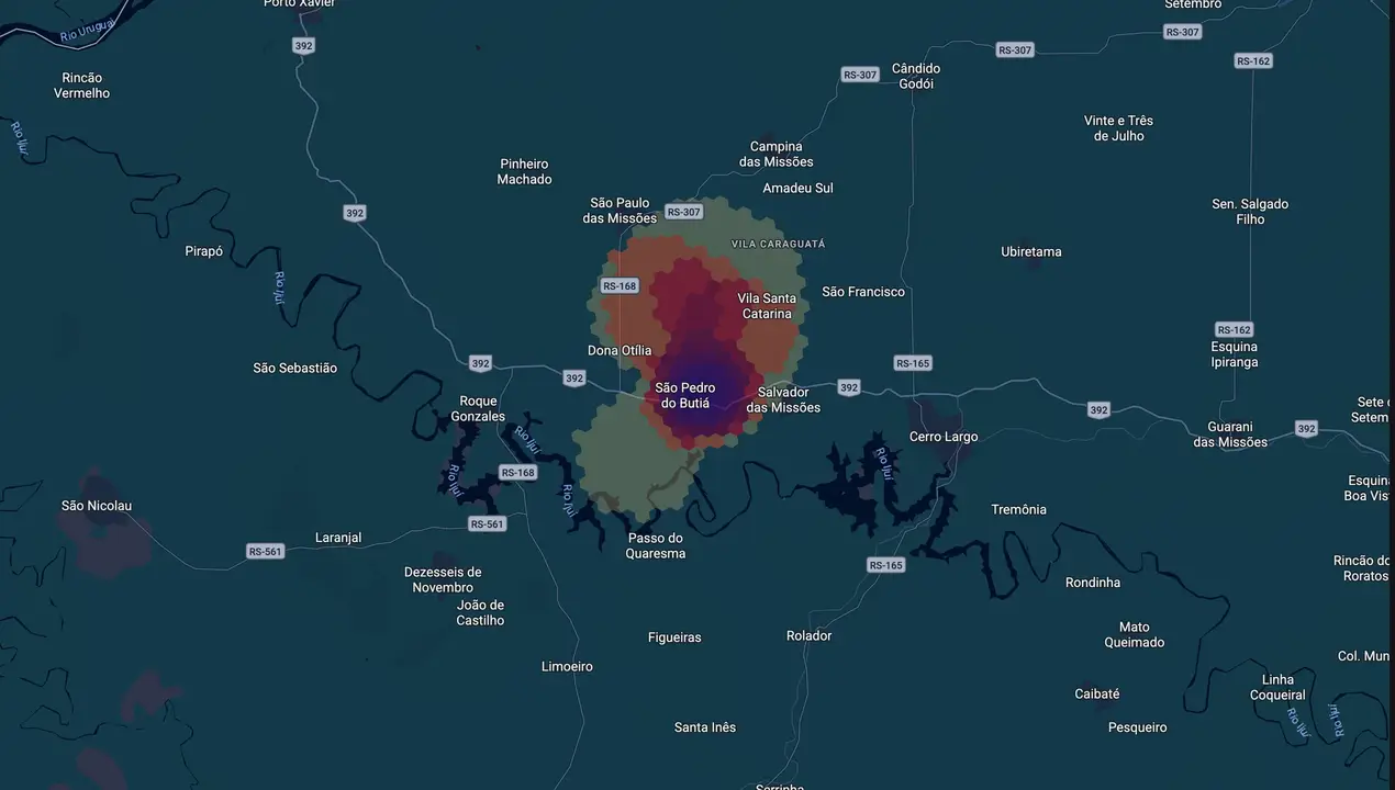 Mapa eleitoral de Narciso