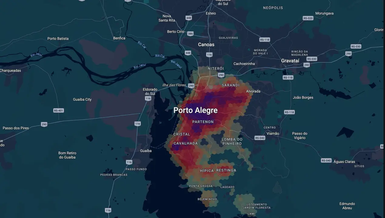 Mapa eleitoral de Natasha