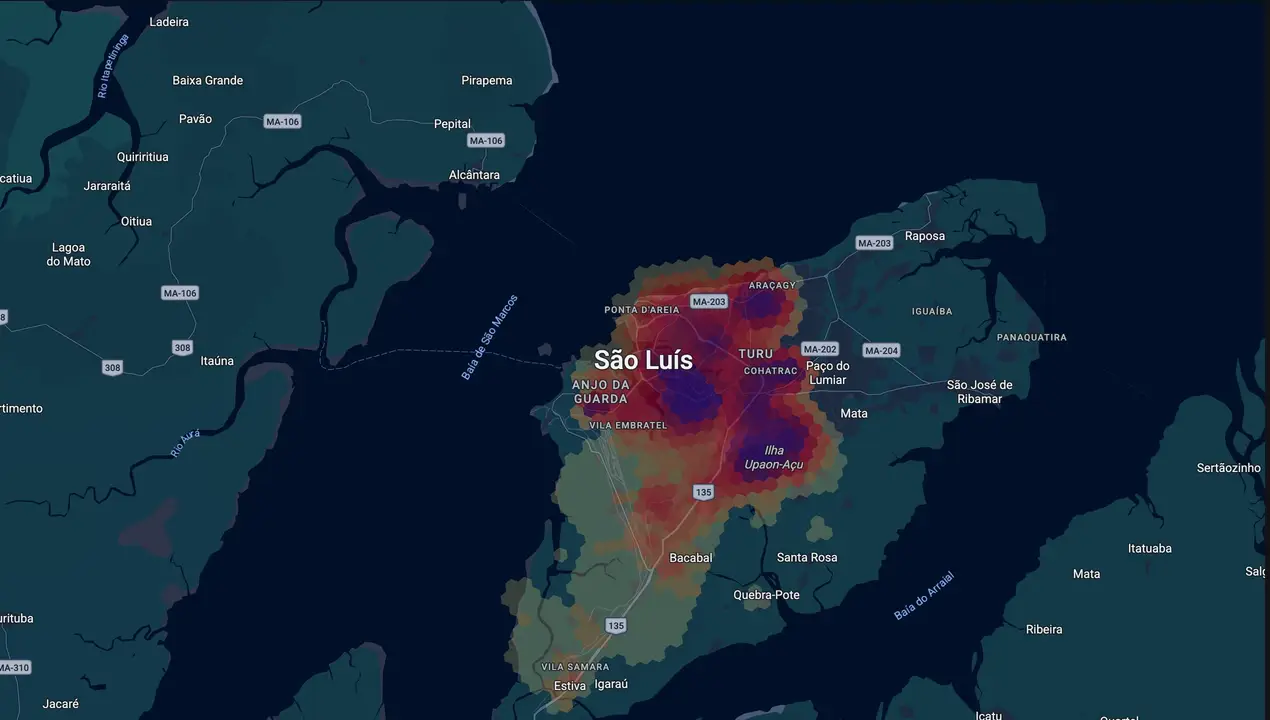 Mapa eleitoral de Nato Jr