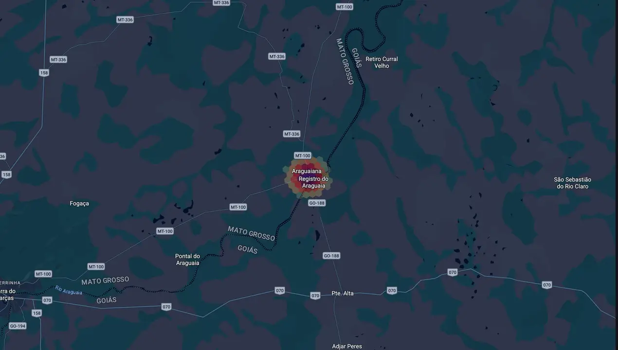 Mapa eleitoral de Jose Marra