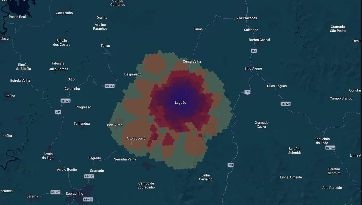 Mapa eleitoral de Nelio Fornari