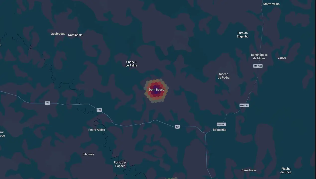 Mapa eleitoral de Nelson Salsicha