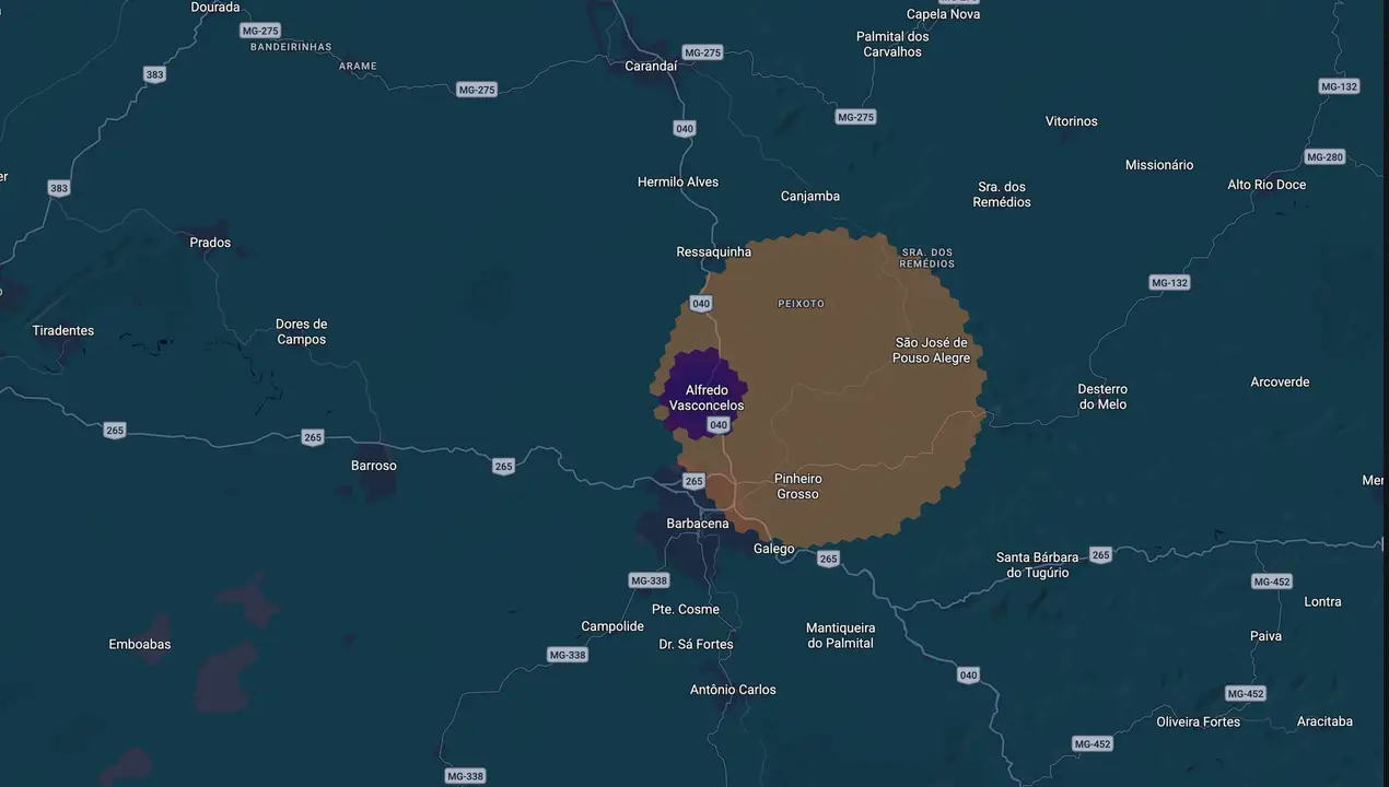 Mapa eleitoral de Nenem Flávio