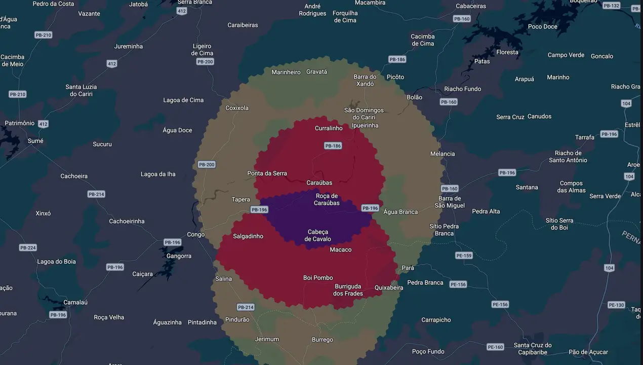 Mapa eleitoral de Nerivan Gari