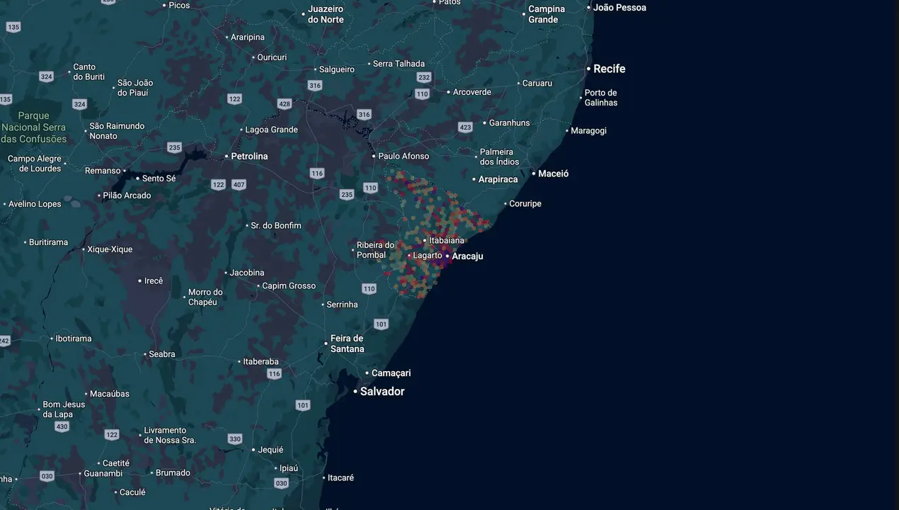 Mapa eleitoral de Neto Batalha