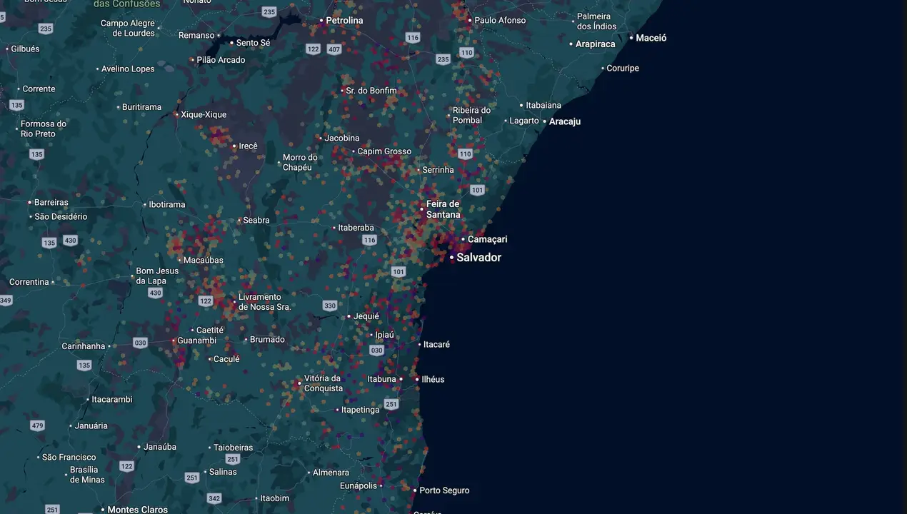 Mapa eleitoral de Neto Carletto