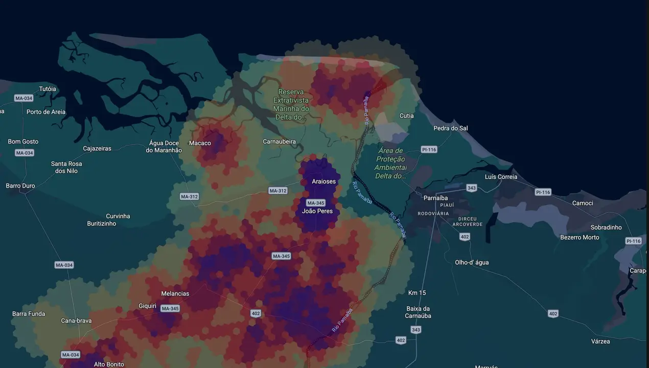 Mapa eleitoral de Neto Carvalho