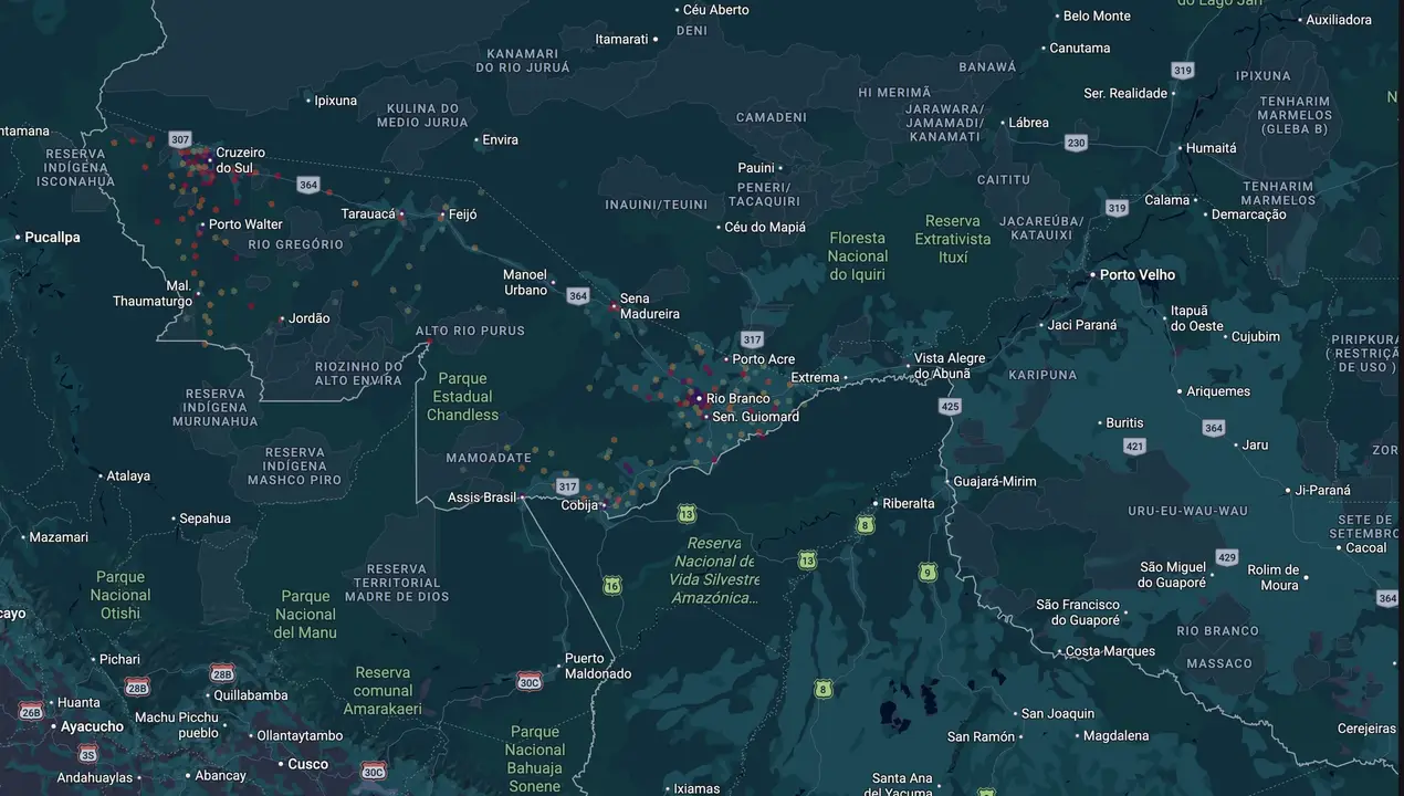 Mapa eleitoral de Ney Amorim