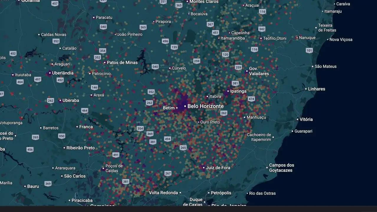 Mapa eleitoral de Nikolas Ferreira