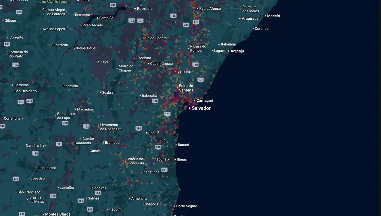 Mapa eleitoral de Niltinho