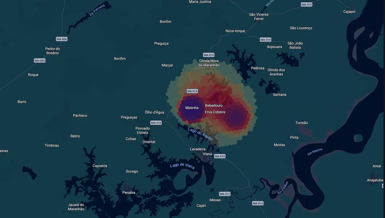 Mapa eleitoral de Nilton Everton