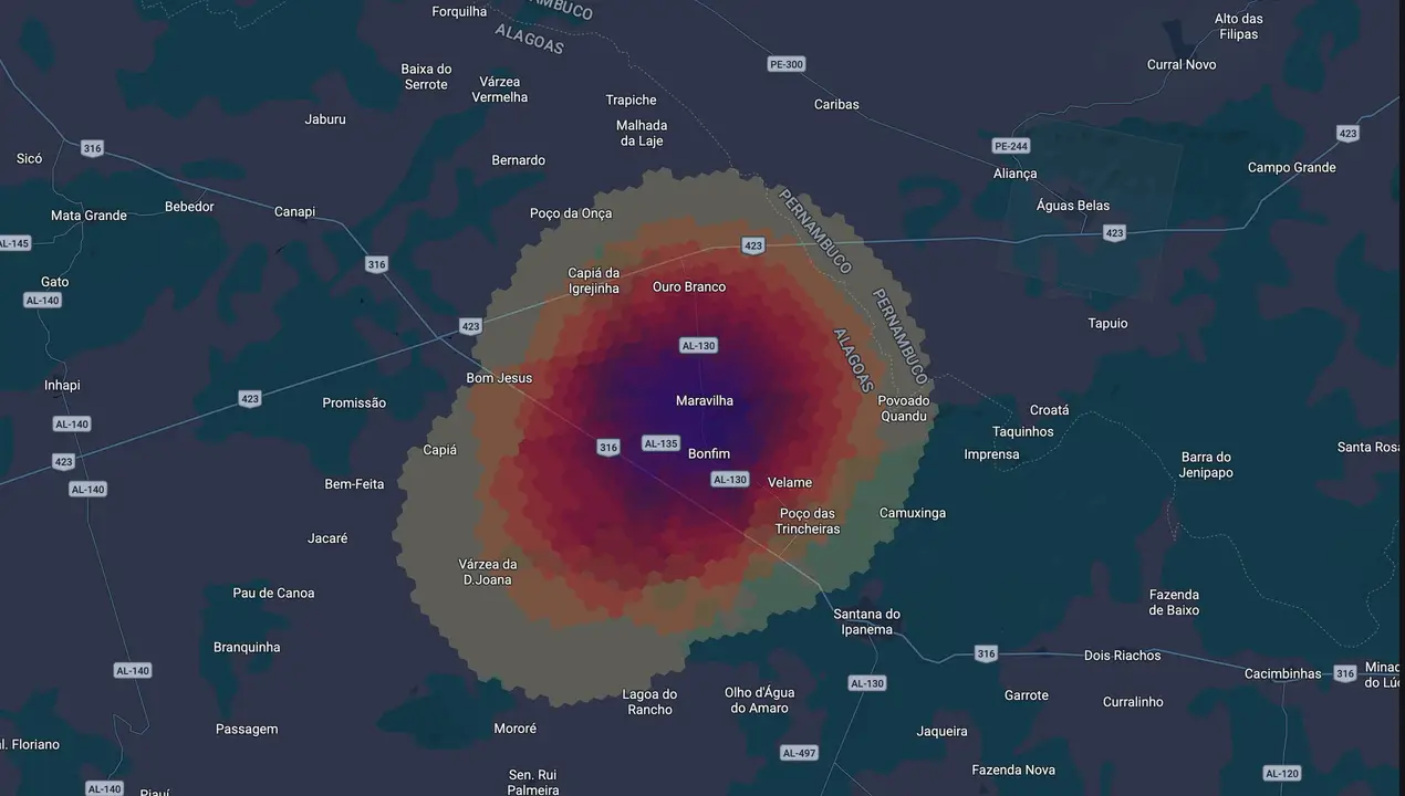 Mapa eleitoral de Nino