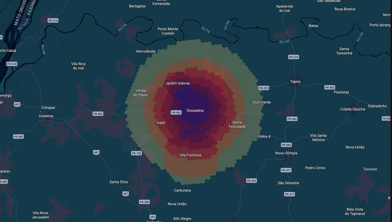 Mapa eleitoral de Oberdam