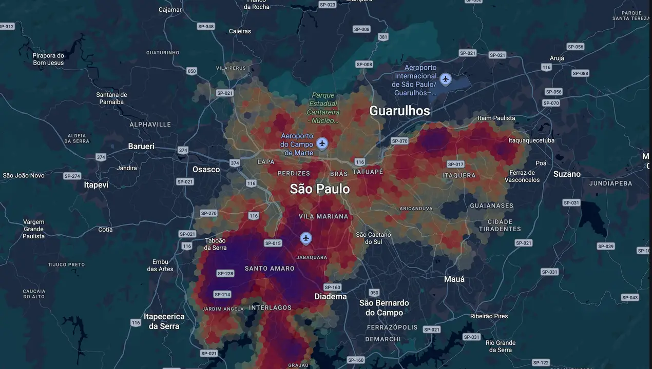 Mapa eleitoral de Oliveira