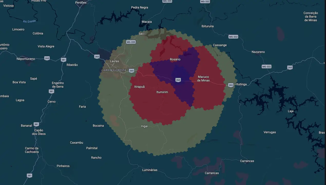 Mapa eleitoral de Olodum
