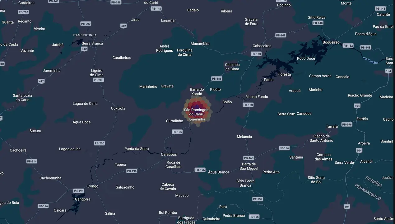 Mapa eleitoral de Onildo