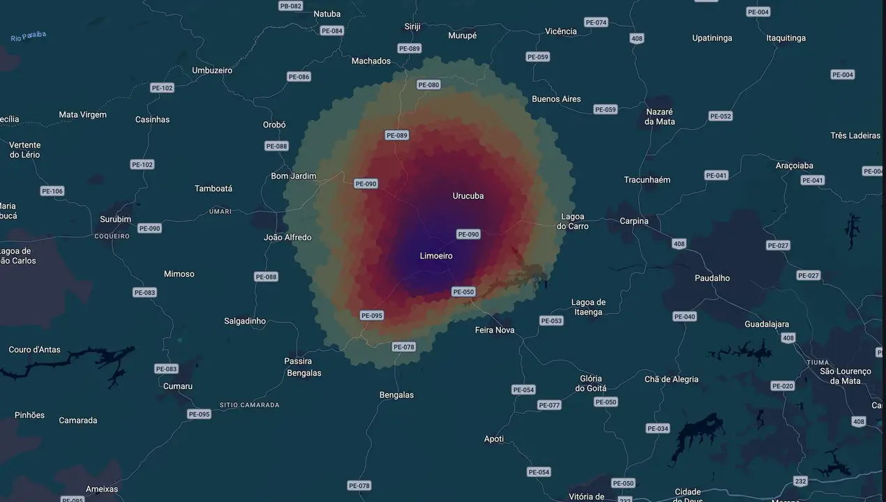 Mapa eleitoral de Orlando Jorge