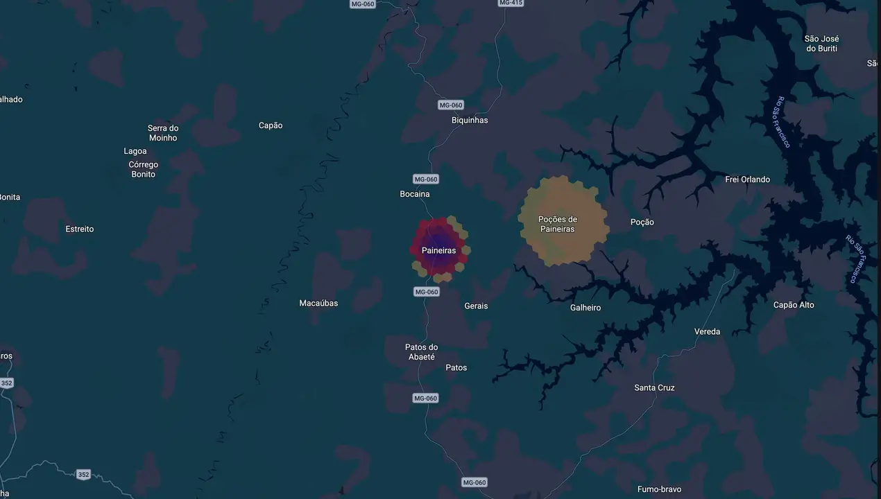 Mapa eleitoral de Osman Machado