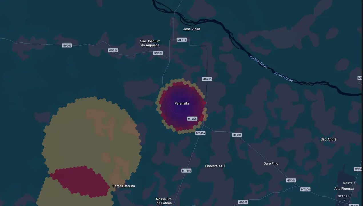 Mapa eleitoral de Osmar Mandacarú