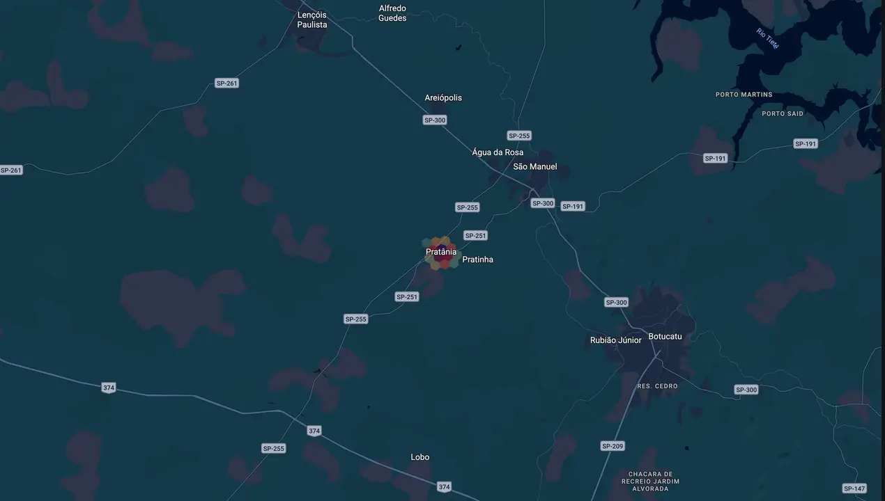 Mapa eleitoral de Osmir Félix