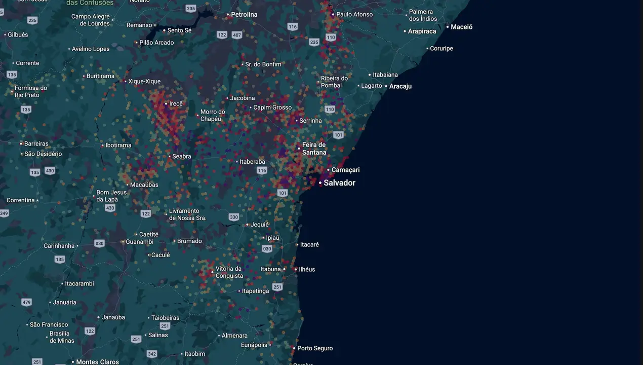 Mapa eleitoral de Otto Filho