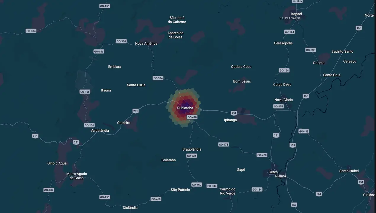 Mapa eleitoral de Padre Weber
