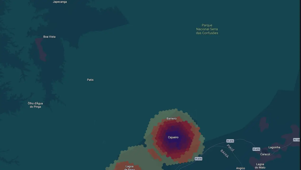Mapa eleitoral de Paizim