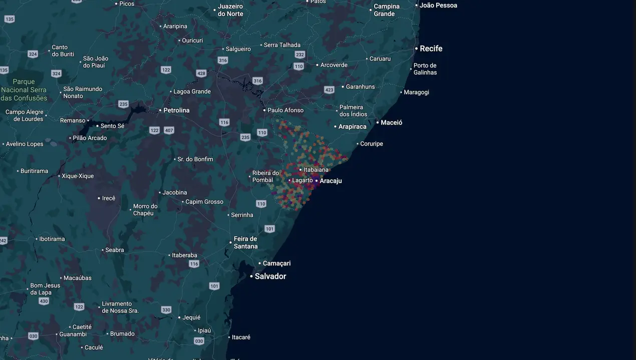 Mapa eleitoral de Pastor Antonio