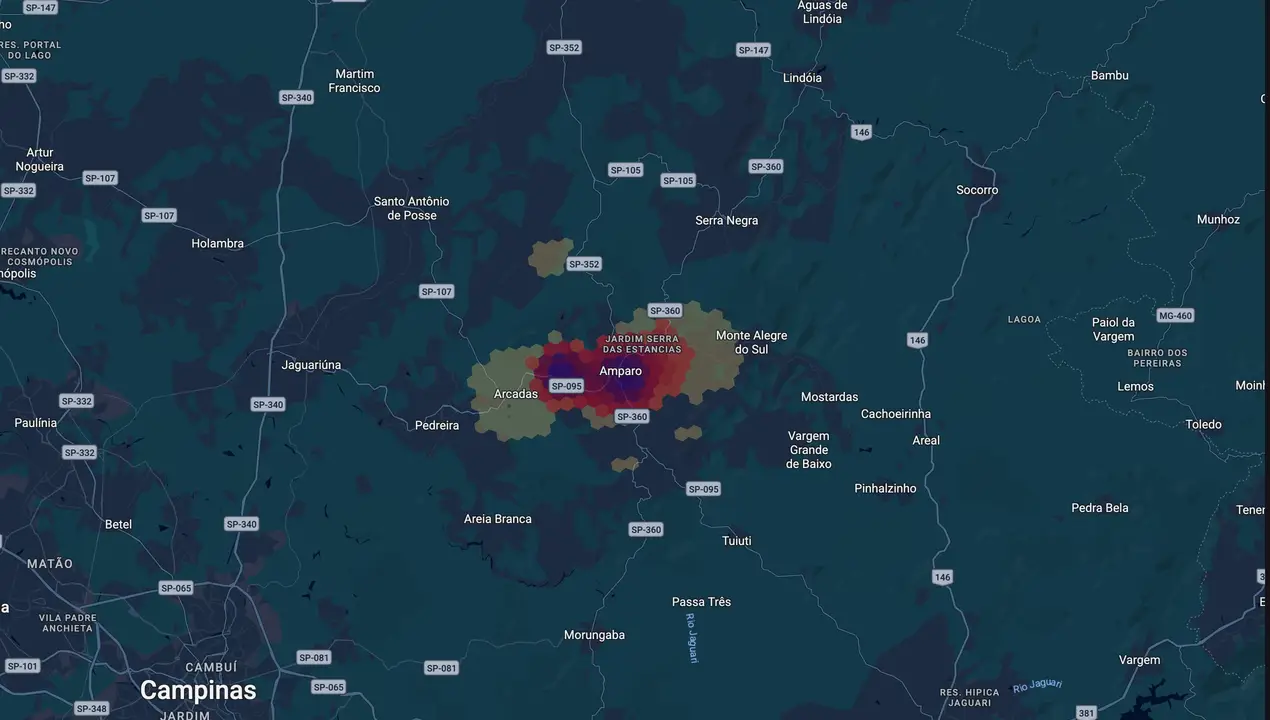 Mapa eleitoral de Pastor Elson