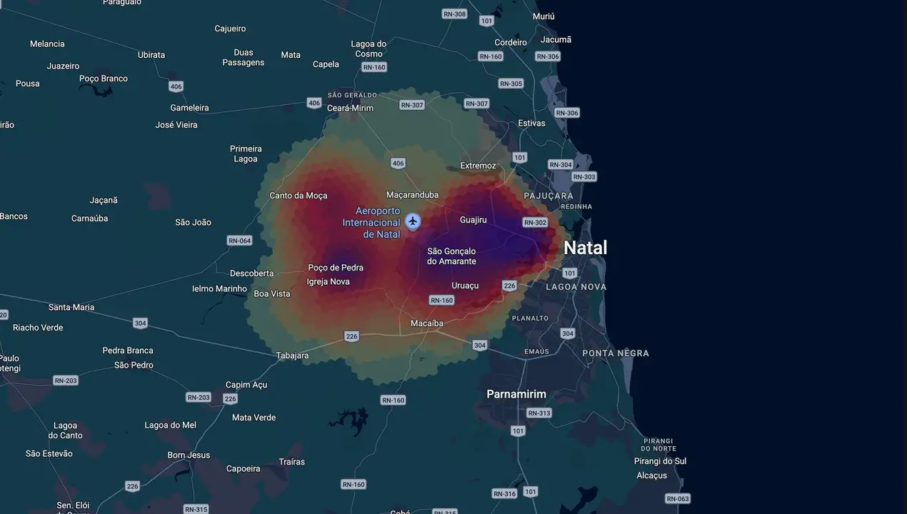 Mapa eleitoral de Paulinho